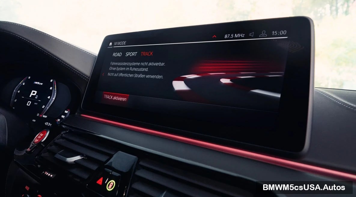 BMW M5 CS Driving Modes