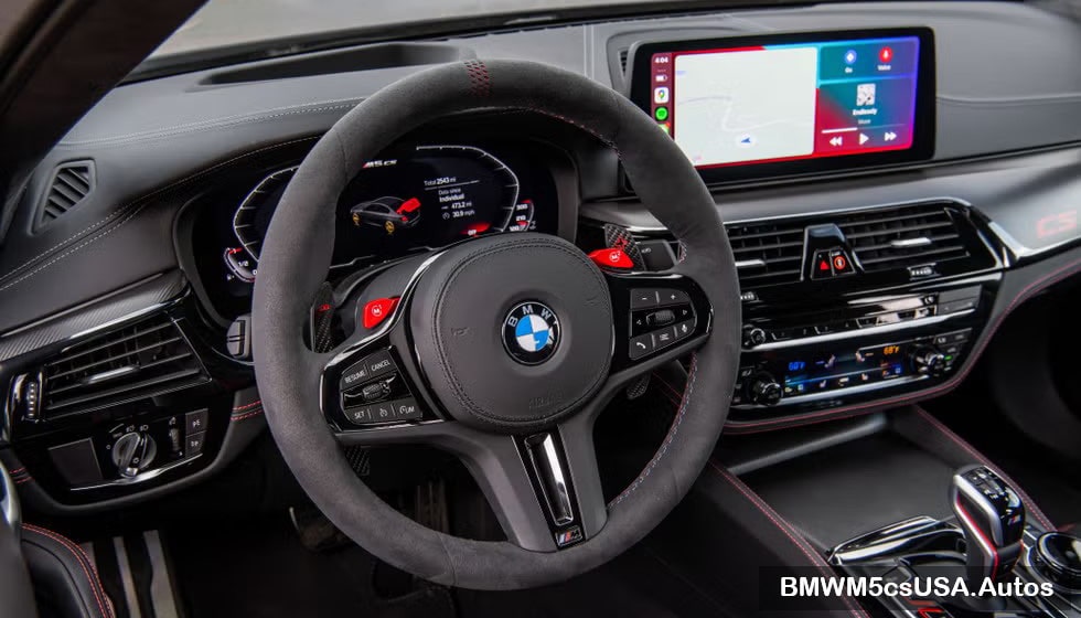 BMW M5 CS Infotainment System