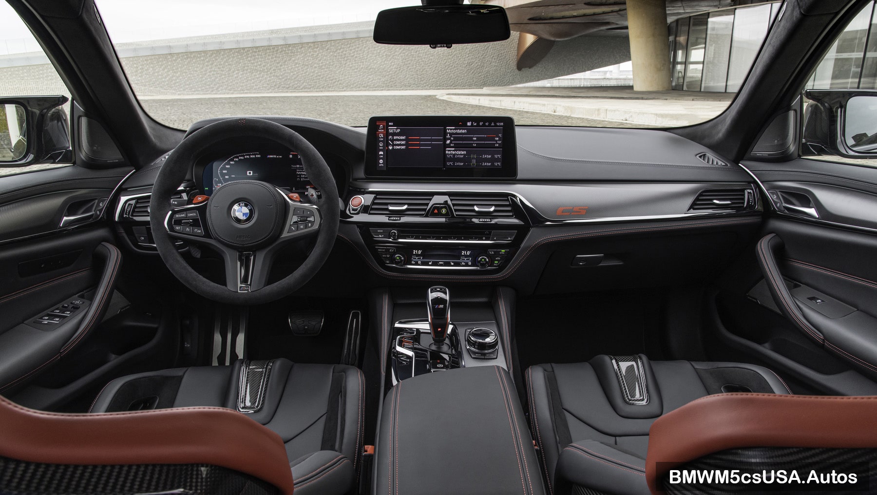 BMW M5 CS Race Focused Interior